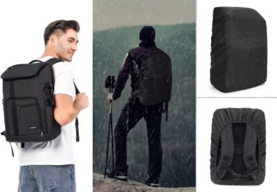 "Ultimate Photography Adventure: MOSISO DSLR Backpack with Laptop Sleeve, Tripod Holder & Rain Protection in Sleek Space Gray" - 이미지 7