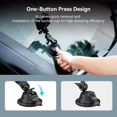 "Ultimate Adventure Mount: Double-Layer Suction Cup for GoPro, DJI, and Insta360 – 360° Flexibility for All Your Epic Moments!" - 이미지 4
