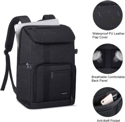"Ultimate Photography Adventure: MOSISO DSLR Backpack with Laptop Sleeve, Tripod Holder & Rain Protection in Sleek Space Gray" - 이미지 4
