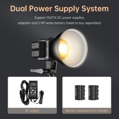 Illuminate Your Vision: GVM 80W Bi-Color Video Softbox Lighting With 8 Dynamic Scenes - 이미지 2