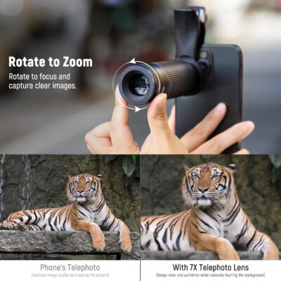 Capture New Heights: NEEWER 7X Telephoto Lens for Your iPhone and Samsung with Superior Magnification! - 이미지 3