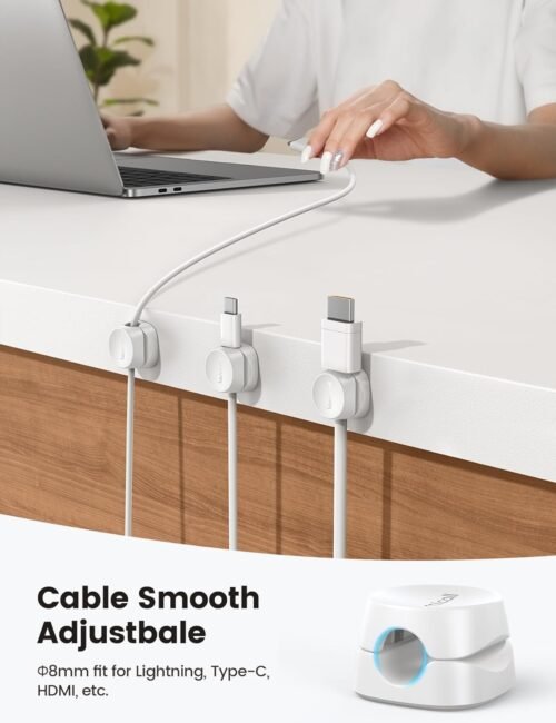 Lamicall’s Whimsical Spring Cord Keeper: Stylish Desk and Car Organizer for Tangle-Free Wires! - 이미지 5