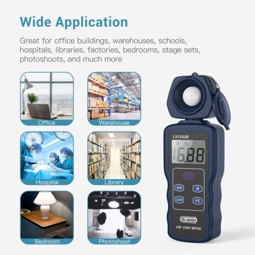 Illuminate Your World: Dr.meter's Pro LED Light Meter with 360° Flexibility and Unmatched Precision - 이미지 5