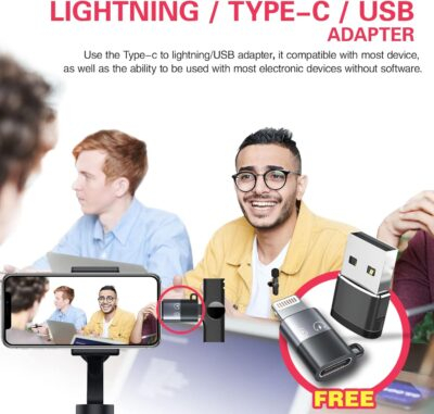 "Unleash Your Voice: Premium Wireless Lavalier Mic for iPhone 15 and Smartphones - Perfect for Streaming & Recording!" - 이미지 3