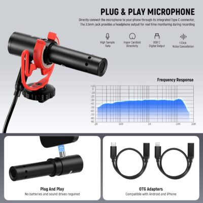Ultimate Vlogging Power Pack: Your Go-To Kit for YouTube Success with LED Light, Versatile Tripod, and Pro Microphone! - 이미지 4