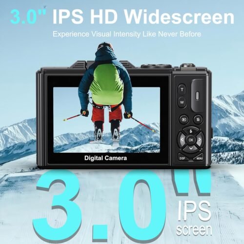 "Capture Every Moment: The Ultimate 72MP 5K Vlogging Camera with 180° Flip Screen and 18X Zoom!" - 이미지 6