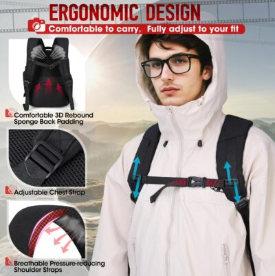 "Ultimate RAINSMORE DSLR Backpack: Your Stylish and Secure Photography Companion" - 이미지 5