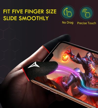 "Ultimate Gaming Comfort: Nuozme 6-Pack Touchscreen Finger Sleeves for Precision Play" - 이미지 2