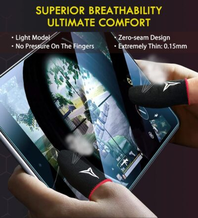 "Ultimate Gaming Comfort: Nuozme 6-Pack Touchscreen Finger Sleeves for Precision Play" - 이미지 5