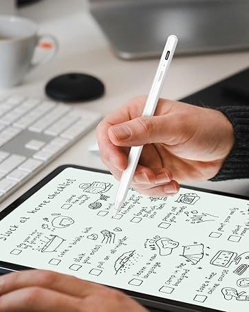 Metapen Pencil A8 for Apple iPad 2018-2025, (2X Faster Charge), Tilt Sensitivity, Pixel Precision, Stylus Pen for iPad 11/10/9/8/7/6th Gen, Pro 12.9/11/13-inch M4, Air 3/4/5/M2/M3, Mini 5/6th, White 18 Metapen Pencil A8 for Apple iPad 2018-2025, (2X Faster Charge), Tilt Sensitivity, Pixel Precision, Stylus Pen for iPad 11/10/9/8/7/6th Gen, Pro 12.9/11/13-inch M4, Air 3/4/5/M2/M3, Mini 5/6th, White-
