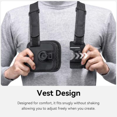 "Versatile POV Chest Harness: Switch Between Vertical and Horizontal for Ultimate Action Shots with GoPro, DJI, Insta360, and Smartphones!" - 이미지 3