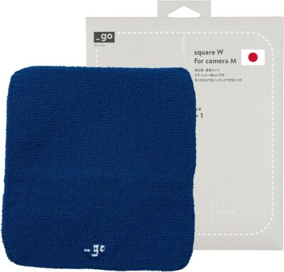 Japanese Blue Square W Camera Cover, Size M