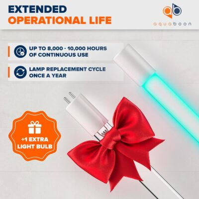 "Advanced 55W UV Water Purification System: Experience Crystal-Clear, Safe Water Flowing at 12 GPM - Smart Sensor Switch & Extra Lamp Included!" - 이미지 8