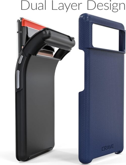 Crave Dual Guard for Google Pixel 6, Shockproof Protection Dual Layer Case for Google Pixel 6 - Navy - 이미지 4