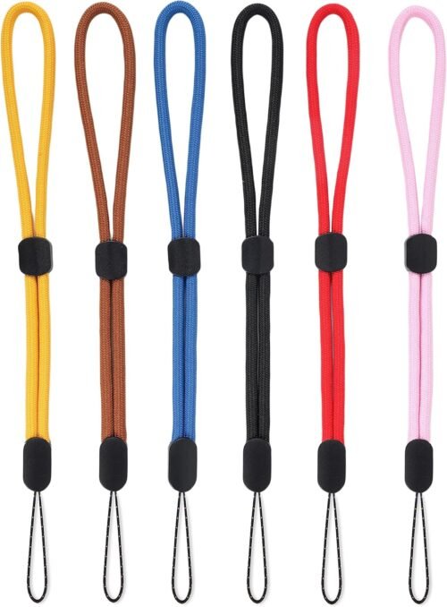 Versatile Youowo Adjustable Wrist Lanyards Set: 6 Stylish Straps for Keys, Phone Cases, and More!