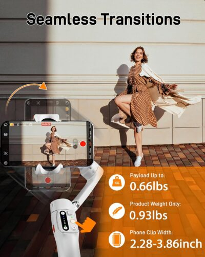 "Unleash Your Creativity: Hohem iSteady V3 Gimbal Stabilizer for iPhone with Magnetic AI Tracker and Built-in Extension!" - 이미지 8