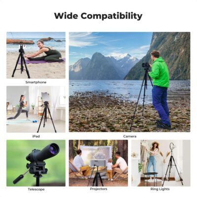 Elevate Your Creativity: K&F Concept 75" Ultra-Light Travel Tripod for DSLR and Smartphones - Perfect for Vlogs and Live Streams! - 이미지 8