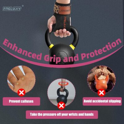 Frelaxy Ultimate Lift Straps: Cushioned Comfort for Serious Weightlifters – Perfect for Deadlifts & Powerlifting! - 이미지 3
