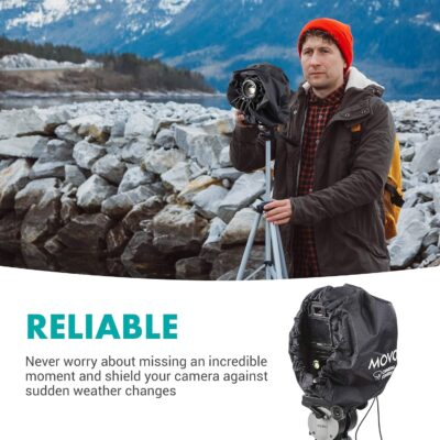 Ultimate Protection: Movo CRC11 Rain Shield for DSLR and Mirrorless Cameras (Junior Size: 11" x 14.5") - 이미지 2