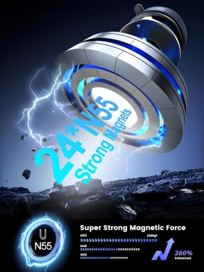 Revolutionary 360° Magnetic Phone Mount: Your Ultimate Hands-Free Solution for Cars, Gyms, and More! - 이미지 5