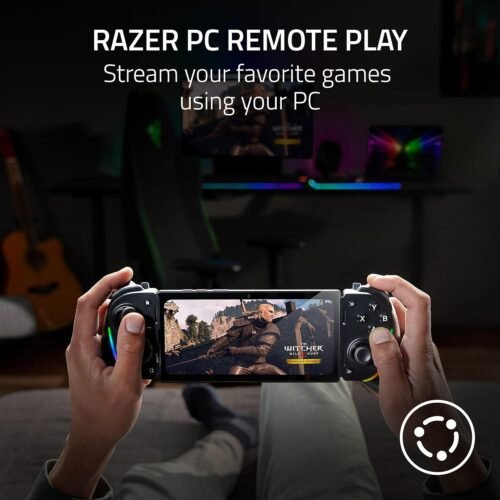 Razer Kishi Ultra Gaming Controller for Android, iPhone 15 & 16 Series, iPad Mini A17 Pro & 6 (USB C): Pro Controls - Ergonomic Grip - Stream PC, Xbox, PS5 Games on Mobile, Phone, Tablet - Chroma RGB - 이미지 2