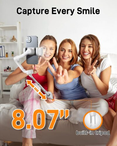 "Unleash Your Creativity: Hohem iSteady V3 Gimbal Stabilizer for iPhone with Magnetic AI Tracker and Built-in Extension!" - 이미지 5