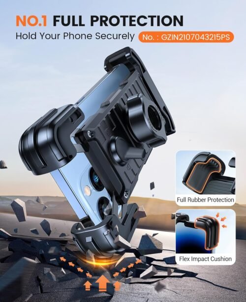 "VICSEED 2024 Enhanced Bike Phone Holder: Ultimate Security and Stability for Your Ride!" - 이미지 4