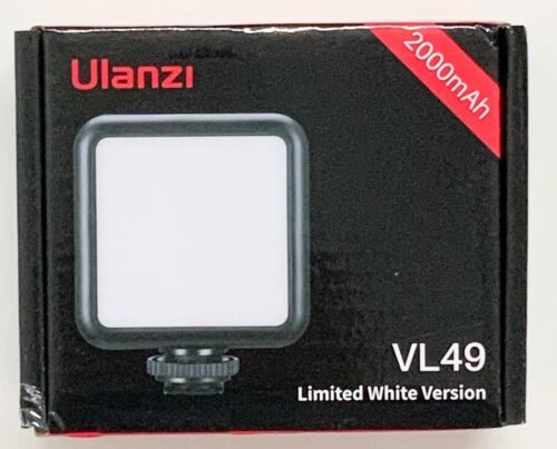 ULANZI VL49 2000mAh LED Video Light w 3 Cold Shoe, Rechargeable Soft Light Panel, Portable Photography Lighting for DJI OSMO Sony DSLR Canon Camera GoPro Vlogging - 이미지 10