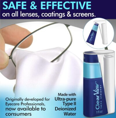 Ultimate On-the-Go Lens Care: Compact Cleaner Kit with Refillable Spray and Microfiber Cloth for All Lens Types! - 이미지 2