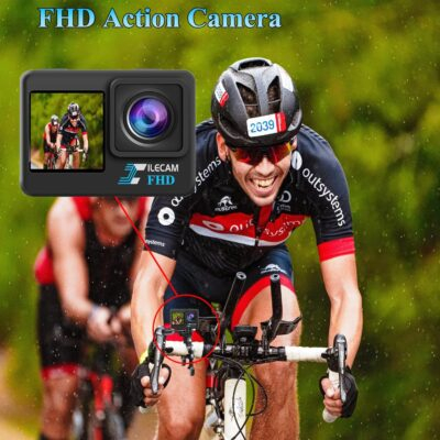 "Next-Gen 1080P Waterproof Dual Screen Action Camera: Dive Deep with 4X Zoom & Ultimate Accessories!" - 이미지 3