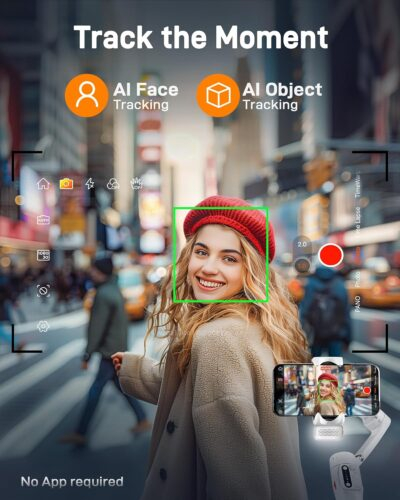 "Unleash Your Creativity: Hohem iSteady V3 Gimbal Stabilizer for iPhone with Magnetic AI Tracker and Built-in Extension!" - 이미지 2