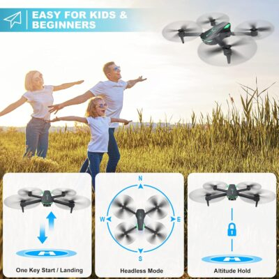 "Unleash the Skies: The Ultimate Foldable 1080P Camera Drone for All Ages with Smart Features!" - 이미지 3