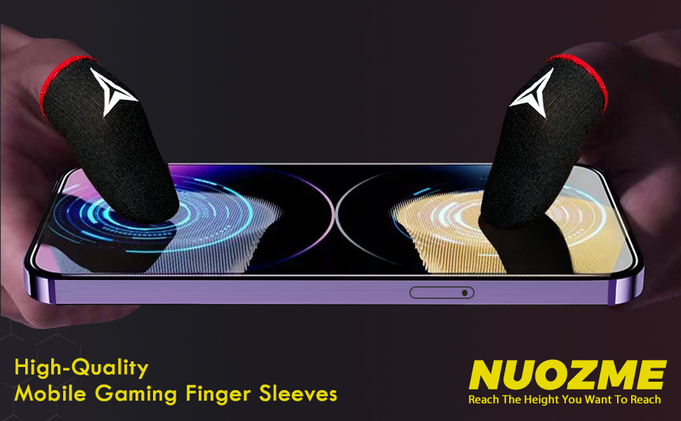 "Ultimate Gaming Comfort: Nuozme 6-Pack Touchscreen Finger Sleeves for Precision Play" 9 "Ultimate Gaming Comfort: Nuozme 6-Pack Touchscreen Finger Sleeves for Precision Play"-