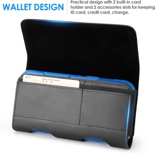 Mopaclle Phone Holster for Samsung Galaxy S25 Ultra,S24 Ultra, S23 Ultra, S22 Ultra, Note 20 Ultra 5G,Note 10 Plus, A04 A03 A24 4G A54 A51 A71 A23,Cell Phone Belt Clip Holster Holder Carrying Pouch - 이미지 3