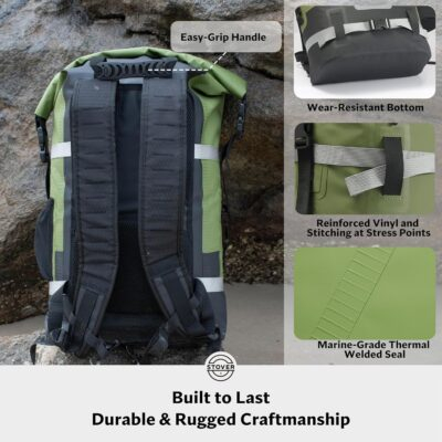 STOVER Floating Waterproof Backpack: Your Ultimate Adventure Companion for Kayaking, Travel, and Beyond! - 이미지 4