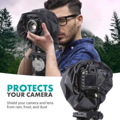 Ultimate Protection: Movo CRC11 Rain Shield for DSLR and Mirrorless Cameras (Junior Size: 11" x 14.5") - 이미지 5