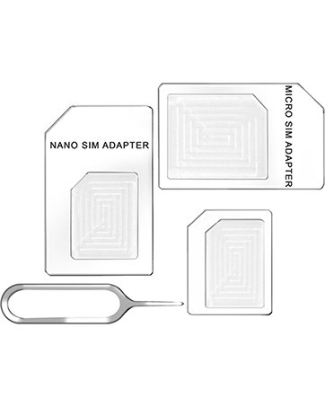 "Ultimate 10-Pack Nano & Micro SIM Adapter Set with Eject Pin Tool" 10 "Ultimate 10-Pack Nano & Micro SIM Adapter Set with Eject Pin Tool"-