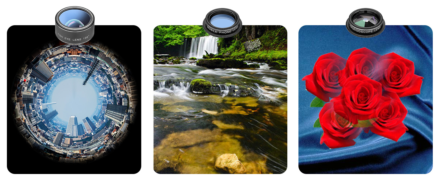 Phone Camera Lens, 6 lenses+ LED Light+ Remote Shutter+ Tripod, 18X Telephoto Zoom/Wide angle/Macro/Fisheye/CPL/Kaleidoscope camera lens kit for iPhone Xs X XR 8 7 6 Plus Samsung and Android 14 Phone Camera Lens, 6 lenses+ LED Light+ Remote Shutter+ Tripod, 18X Telephoto Zoom/Wide angle/Macro/Fisheye/CPL/Kaleidoscope camera lens kit for iPhone Xs X XR 8 7 6 Plus Samsung and Android-