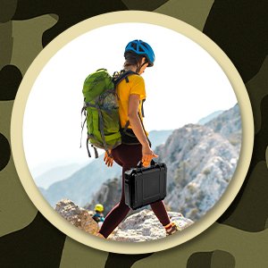14.3 x 11.4 x 4.5 Inch Waterproof Hard Case with DIY Customizable Foam Insert Portable Protective Case with Knife for Camera Drones Equipments Tools Test Instruments (Tan) 10 14.3 x 11.4 x 4.5 Inch Waterproof Hard Case with DIY Customizable Foam Insert Portable Protective Case with Knife for Camera Drones Equipments Tools Test Instruments (Tan)-