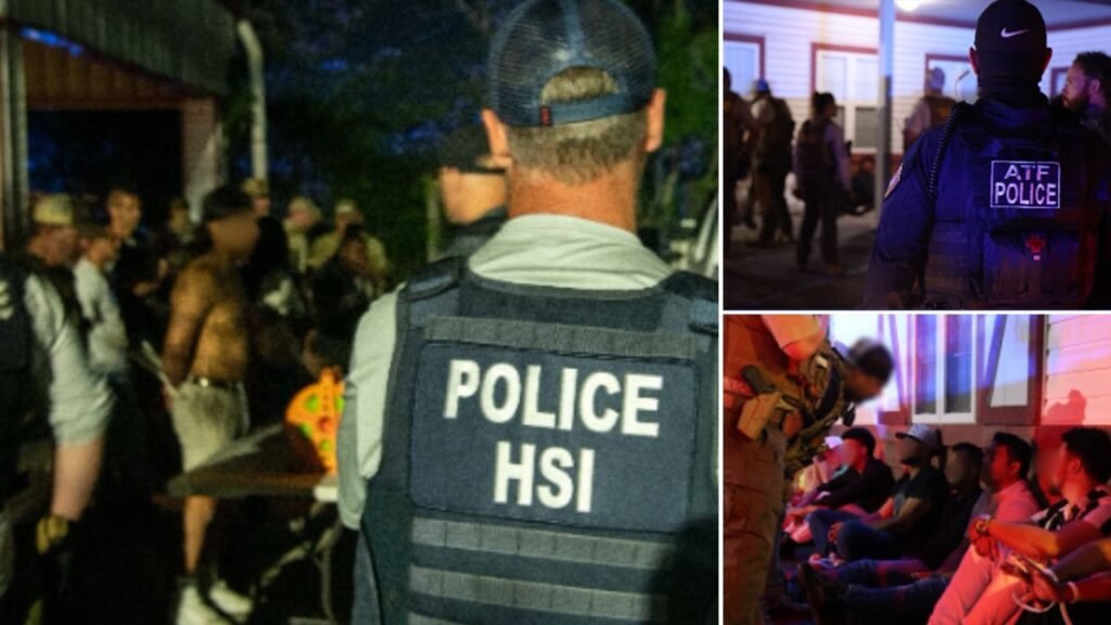 “Undercover Operation: ICE Shuts Down Cartel-Operated Nightclub, Arrests 70 Including Homicide Fugitive”