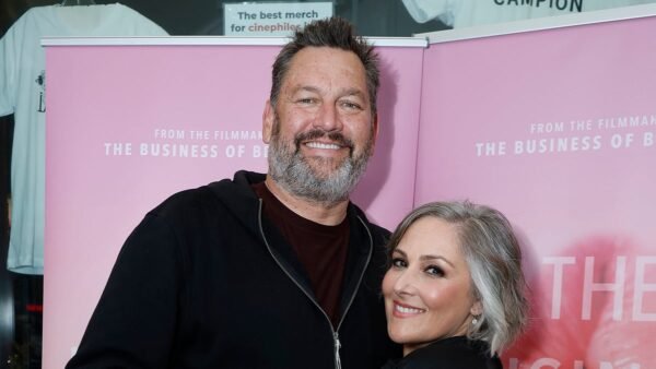 Ricki Lake Unveils Stunning Transformation: Face and Neck Lift Following 30-Pound Weight Loss 9 Ricki Lake hugging husband Ross Burningham