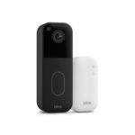 Blink Video Doorbell (newest model) Head-to-toe HD view, two-year battery life, and simple setup. Sync Module Core included System (Black)