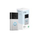 Enhanced Security: Satin Nickel Video Doorbell with Live View and Two-Way Talk