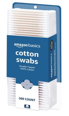 Amazon Basics Cotton Swabs for Personal Hygiene and Baby Care, 500 Count, 1 Pack 7 Amazon Basics Cotton Swabs for Personal Hygiene and Baby Care, 500 Count, 1 Pack