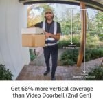 Enhanced Security: Satin Nickel Video Doorbell with Live View and Two-Way Talk
