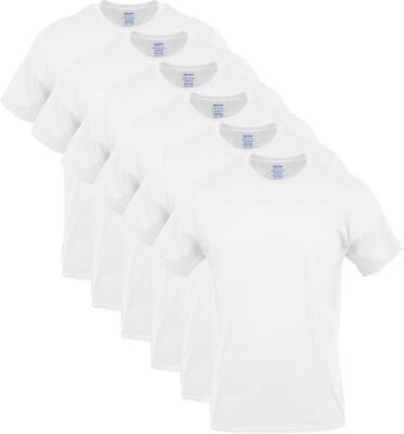 Essential Comfort: Gildan Men's Classic Crew T-Shirt Multipack 6 Essential Comfort: Gildan Men's Classic Crew T-Shirt Multipack