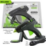 Surebonder Cordless Hot Glue Gun, High Temperature, Full Size, 60W, 50% More Power – Sturdily Bonds Metal, Wood, Ceramics, Leather & Other Strong Materials (Specialty Series CL-800F)