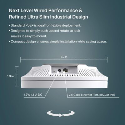 TP-Link EAP670 V2: Sleek WiFi 6 Ceiling Access Point with Advanced Mesh and Cloud Management Features 10 TP-Link EAP670 V2: Sleek WiFi 6 Ceiling Access Point with Advanced Mesh and Cloud Management Features