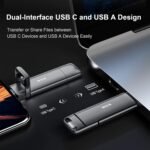 SSK 512GB Dual-Interface USB C SSD: High-Speed Storage for All Devices