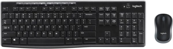 Logitech MK270 Wireless Keyboard and Mouse Combo for Windows, 2.4 GHz, 8 Multimedia Keys, PC, Laptop, Wireless Keyboard Compact Mouse Combo - Black 7 Logitech MK270 Wireless Keyboard and Mouse Combo for Windows, 2.4 GHz, 8 Multimedia Keys, PC, Laptop, Wireless Keyboard Compact Mouse Combo - Black